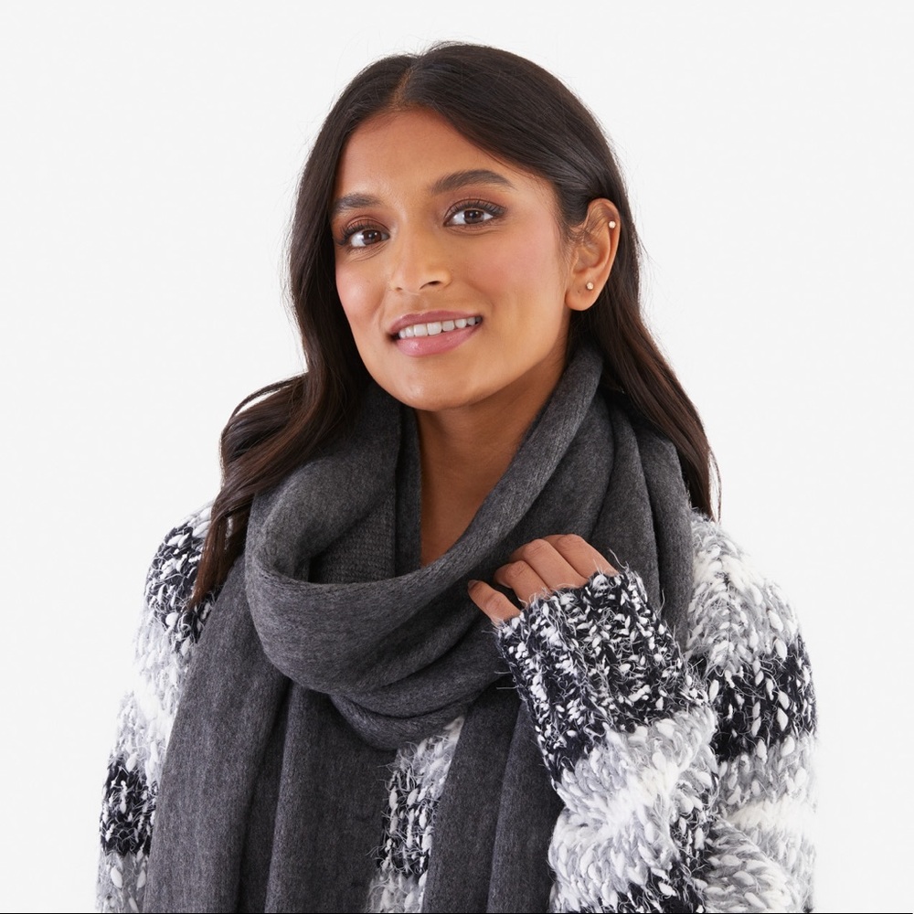 Lucky Brand Solid Brushed Scarf